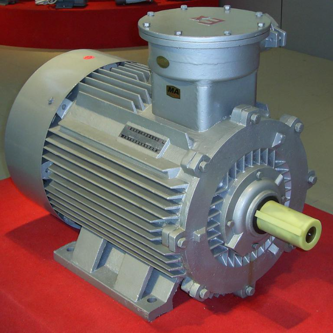 YE3-132S-6防爆电机45°角实拍